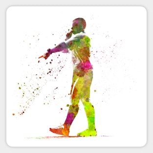 Soccer referee in watercolor Magnet